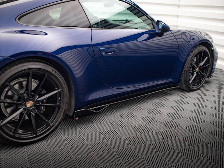 Side Skirts Diffusers V.2 Porsche 911 Carrera Aero / Carrera GTS 992 - Wayside Performance 