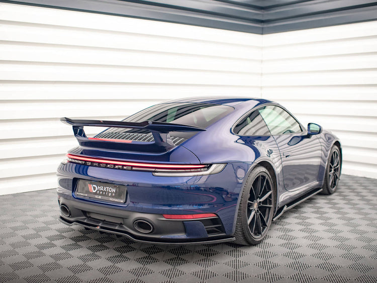 Central Rear Splitter (Vertical Bars) V.1 Porsche 911 Carrera Aero / Carrera GTS 992 - Wayside Performance 