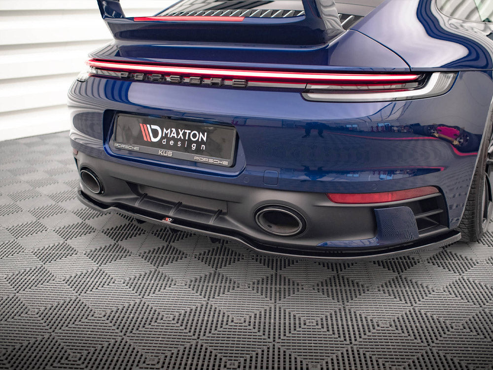 Central Rear Splitter (Vertical Bars) V.1 Porsche 911 Carrera Aero / Carrera GTS 992 - Wayside Performance 