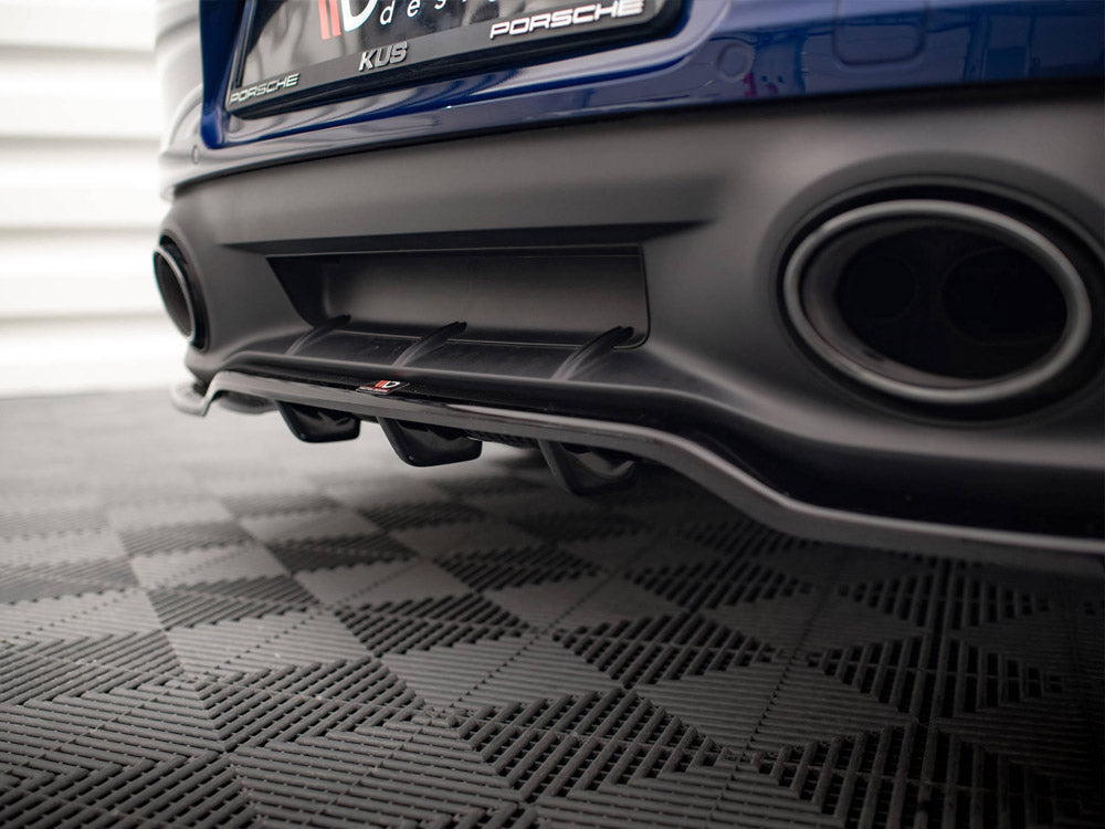 Central Rear Splitter (Vertical Bars) V.1 Porsche 911 Carrera Aero / Carrera GTS 992 - Wayside Performance 
