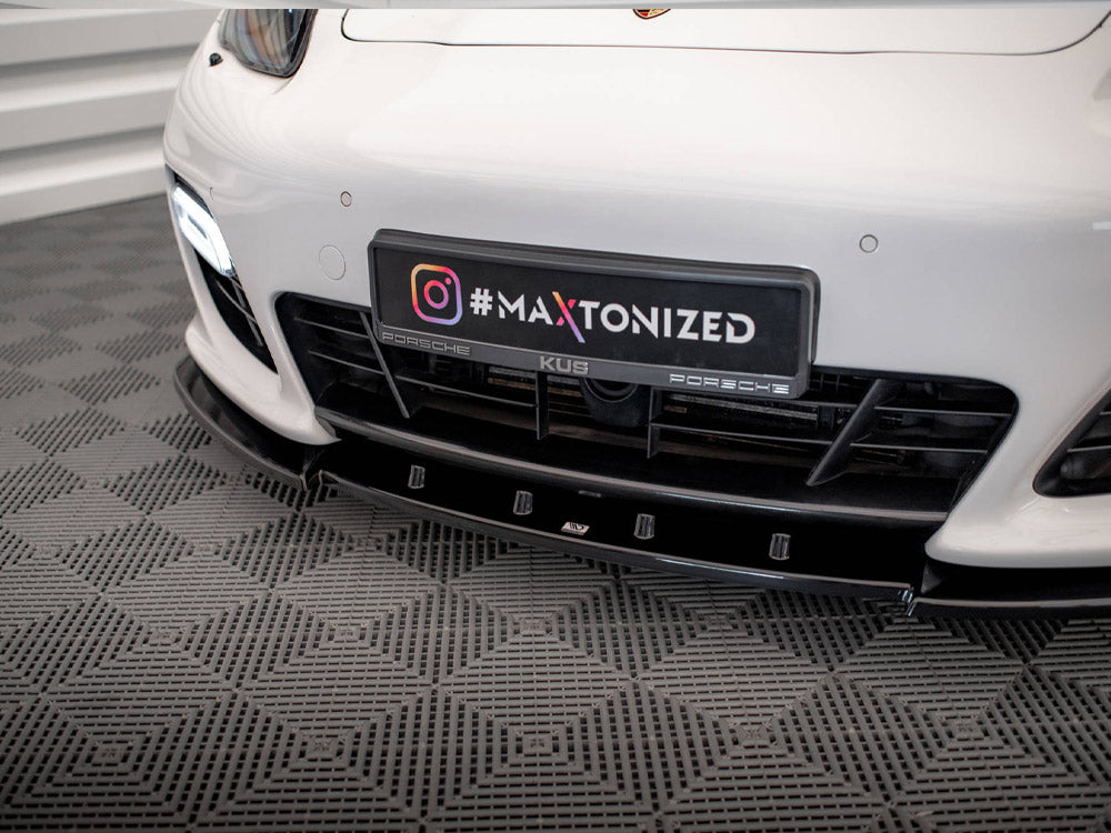 Front Splitter V.1 Porsche Panamera Turbo Sport Design Package 970 - Wayside Performance 
