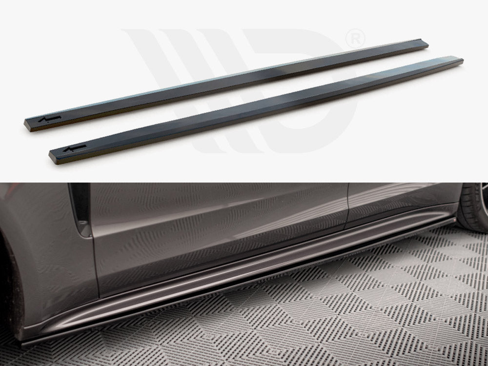 Side Skirts Diffusers Porsche Panamera E-Hybrid 971 - Wayside Performance 