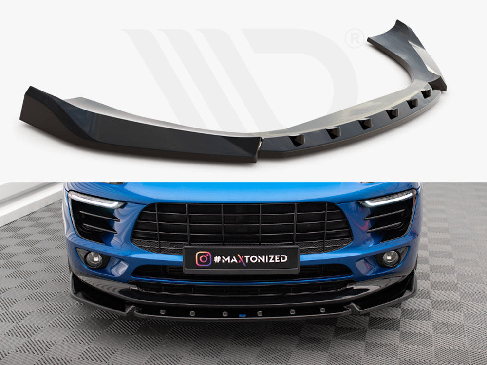 Front Splitter V.2 Porsche Macan Mk1 - Wayside Performance 