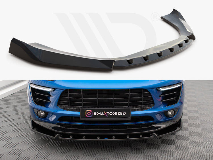 Front Splitter V.2 Porsche Macan Mk1 - Wayside Performance 