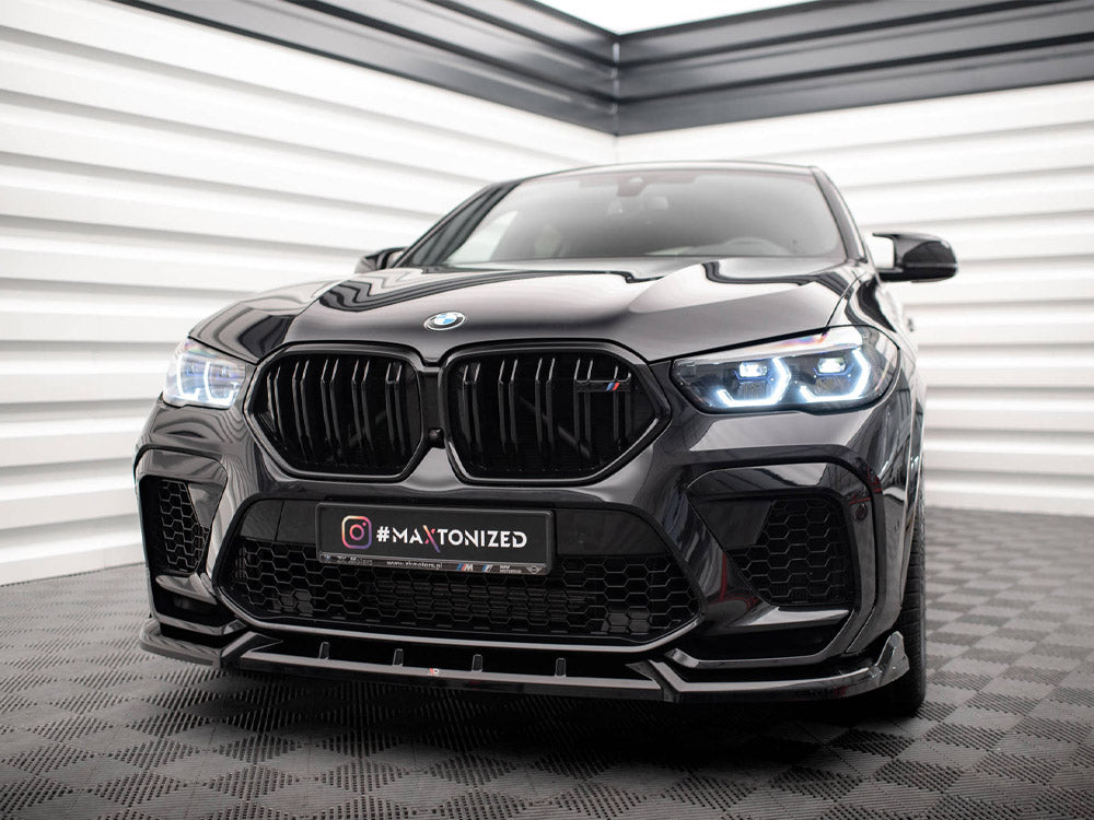 Front Splitter V.2 BMW X6 M F96 - Wayside Performance 