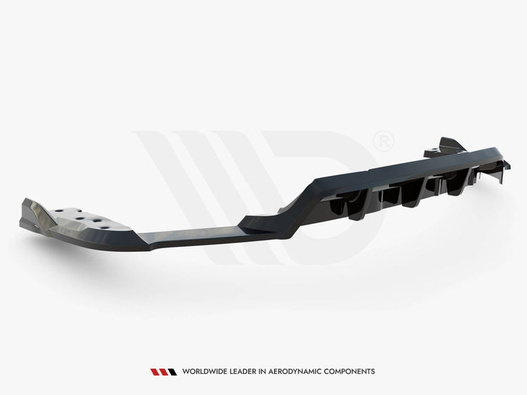 Central Rear Splitter (Vertical Bars) BMW X6 M F96 - Wayside Performance 