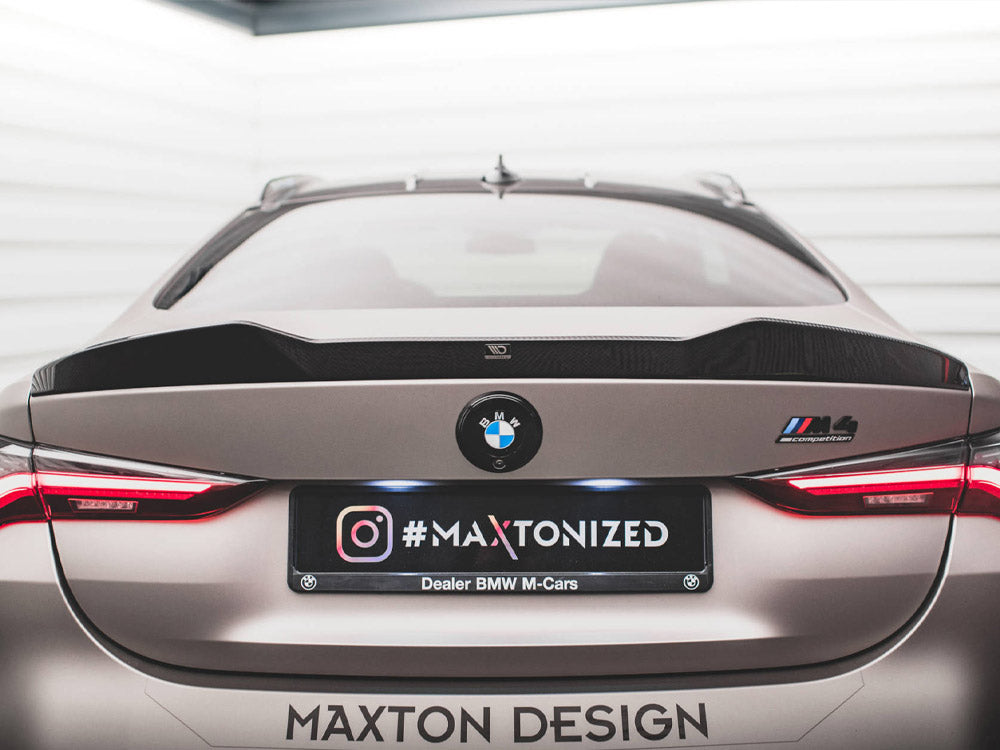 Maxton Design Carbon Fiber Tailgate Spoiler Bmw M4 G82 - Wayside Performance 