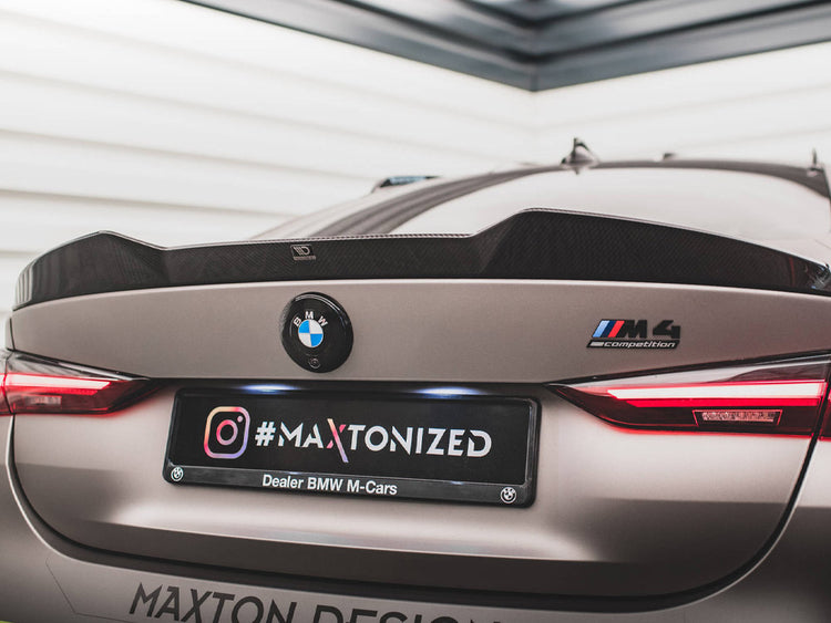 Maxton Design Carbon Fiber Tailgate Spoiler Bmw M4 G82 - Wayside Performance 
