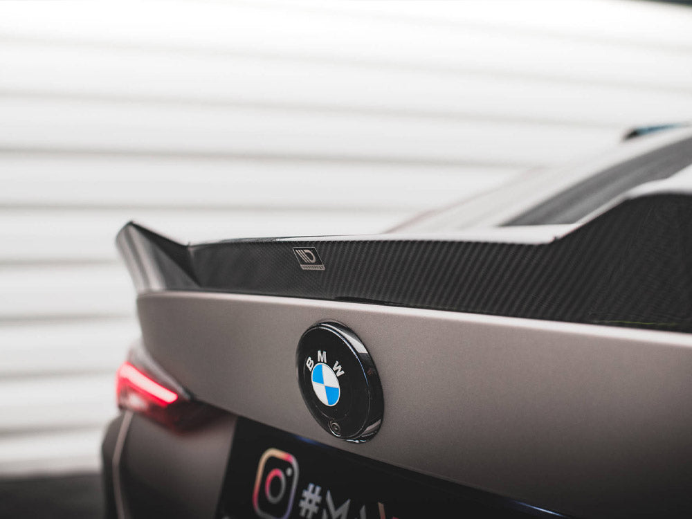 Maxton Design Carbon Fiber Tailgate Spoiler Bmw M4 G82 - Wayside Performance 