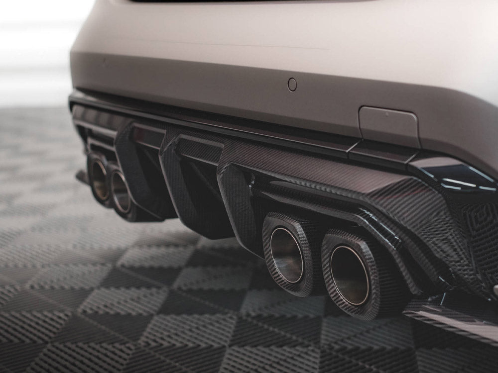 Maxton Design Carbon Fiber Rear Diffuser Bmw M4 G82 - Wayside Performance 