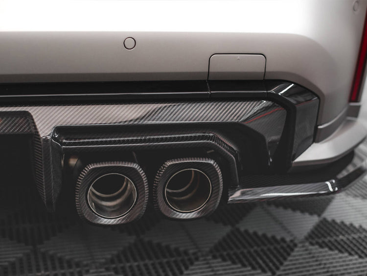 Maxton Design Carbon Fiber Rear Diffuser Bmw M4 G82 - Wayside Performance 