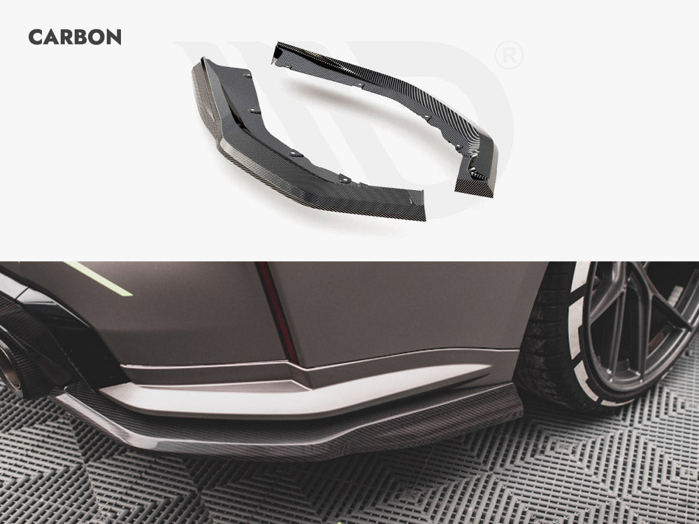Maxton Design Carbon Fiber Rear Side Splitters Bmw M4 G82 - Wayside Performance 