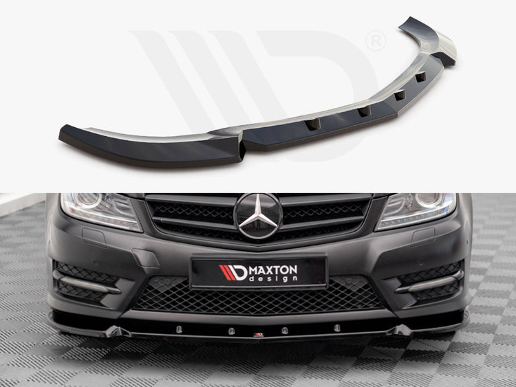 Front Splitter V.1 Mercedes C Coupe AMG-Line C204 - Wayside Performance 