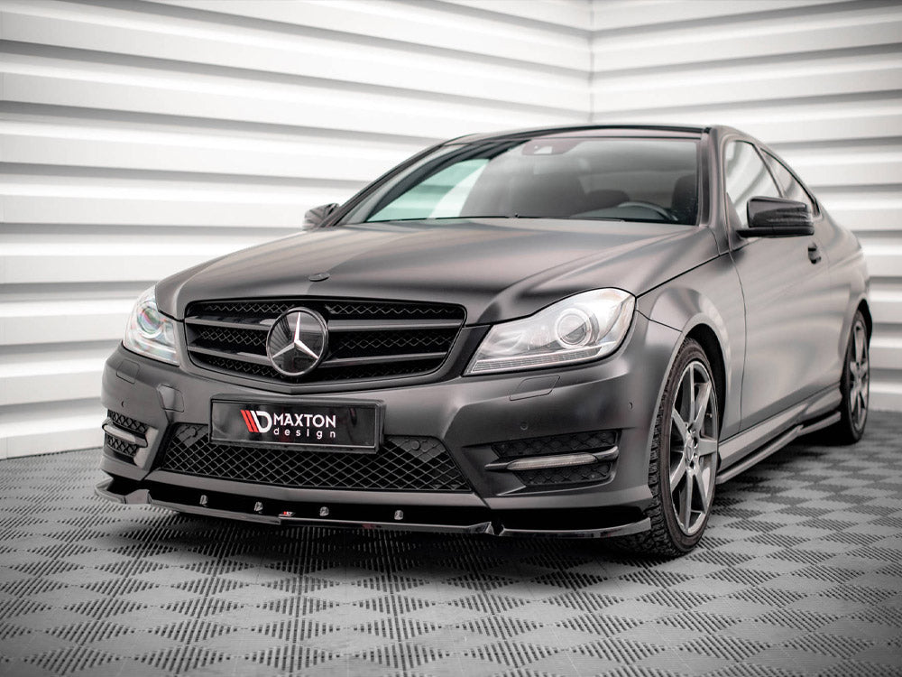 Front Splitter V.1 Mercedes C Coupe AMG-Line C204 - Wayside Performance 