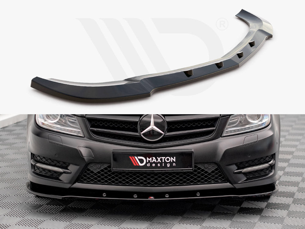 Front Splitter V.2 Mercedes C Coupe AMG-Line C204 - Wayside Performance 