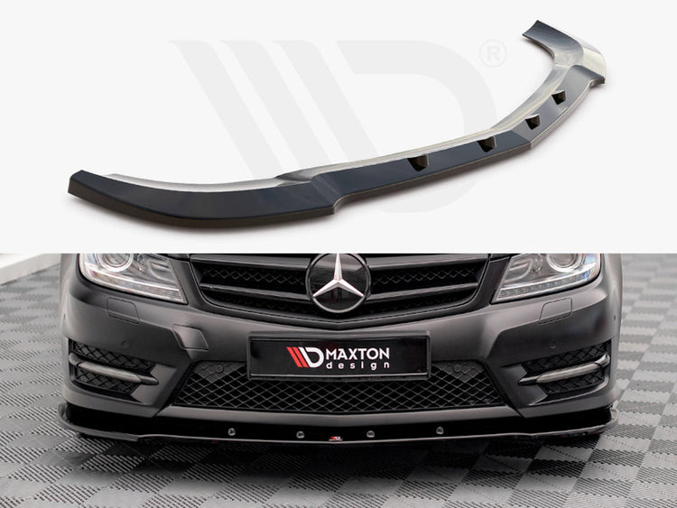 Front Splitter V.2 Mercedes C Coupe AMG-Line C204 - Wayside Performance 