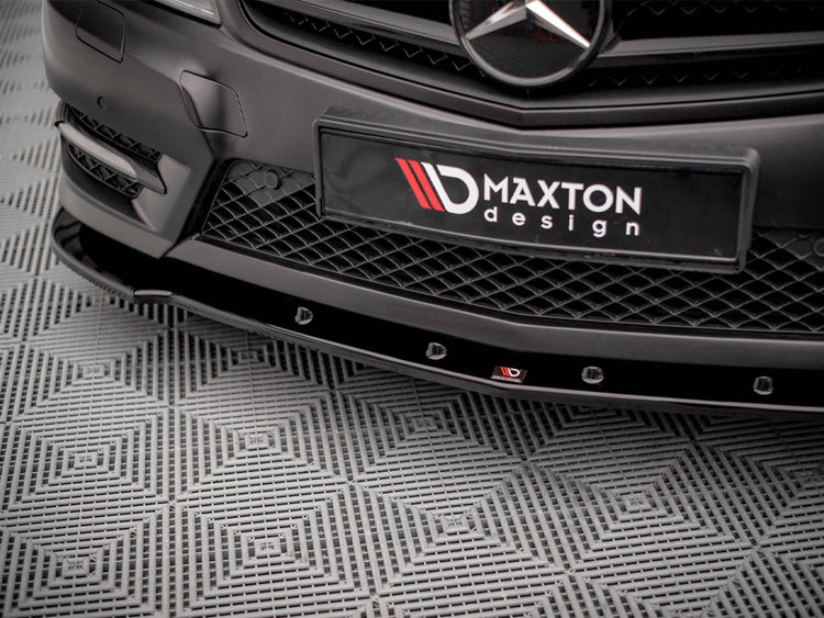 Front Splitter V.2 Mercedes C Coupe AMG-Line C204 - Wayside Performance 