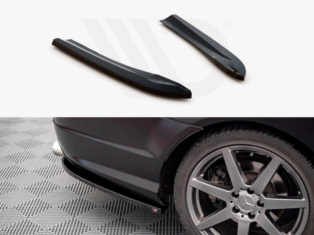 Rear Side Splitters Mercedes C Coupe AMG-Line C204 - Wayside Performance 