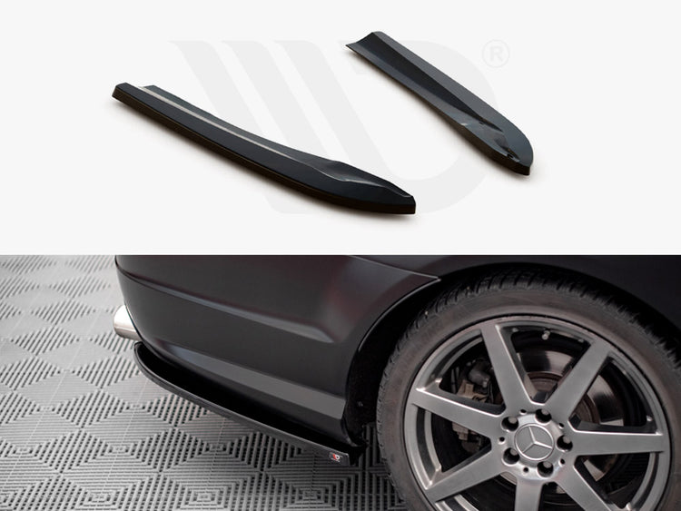 Rear Side Splitters Mercedes C Coupe AMG-Line C204 - Wayside Performance 