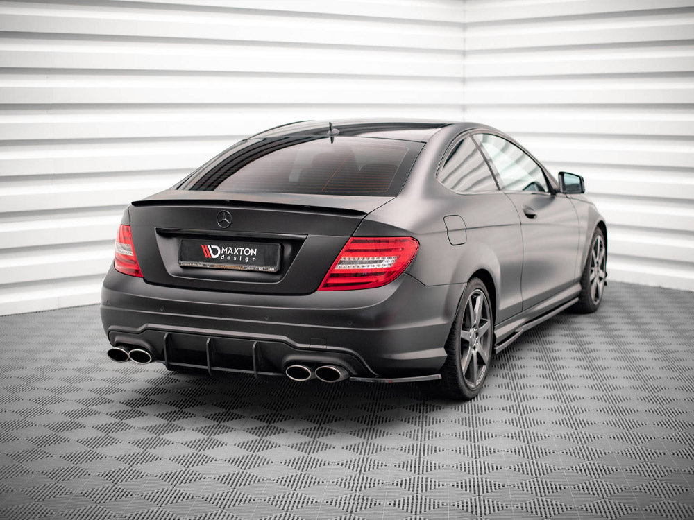 Rear Side Splitters Mercedes C Coupe AMG-Line C204 - Wayside Performance 