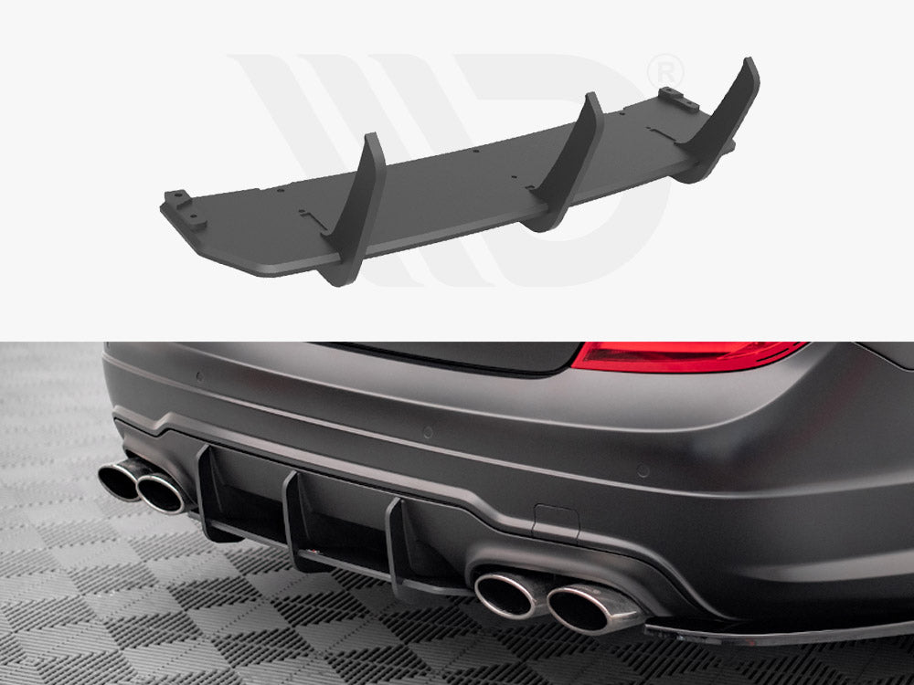Street Pro Rear Diffuser Mercedes C Coupe AMG-Line C204 - Wayside Performance 