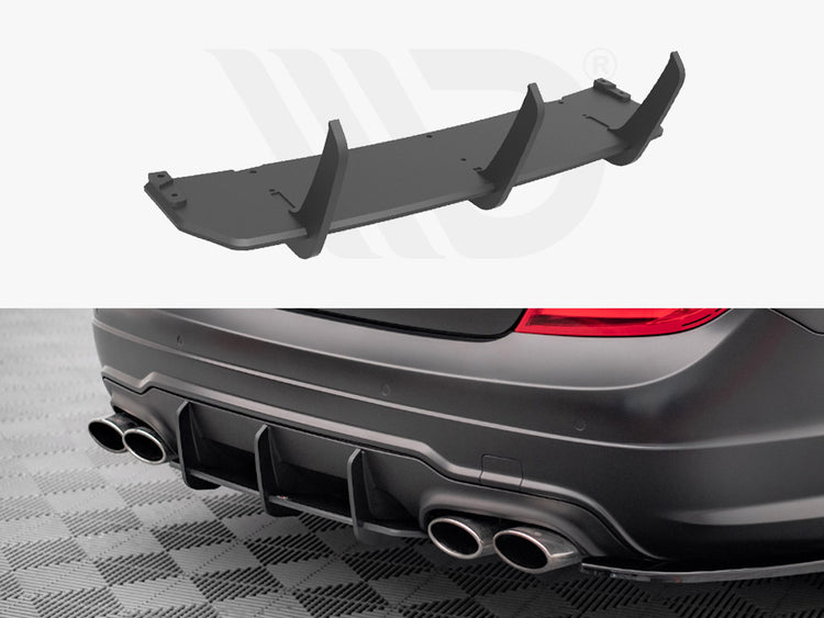 Street Pro Rear Diffuser Mercedes C Coupe AMG-Line C204 - Wayside Performance 