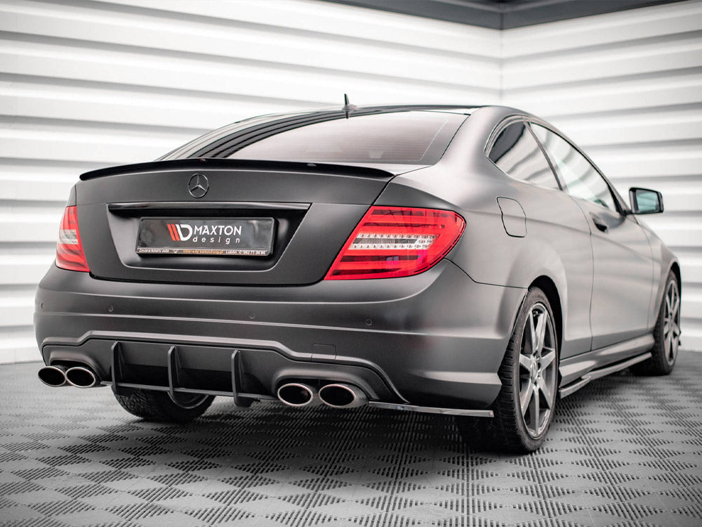 Street Pro Rear Diffuser Mercedes C Coupe AMG-Line C204 - Wayside Performance 