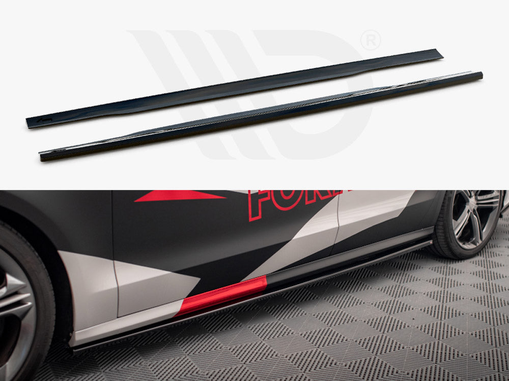 Side Skirts Diffusers V.1 Audi S8 D4 - Wayside Performance 