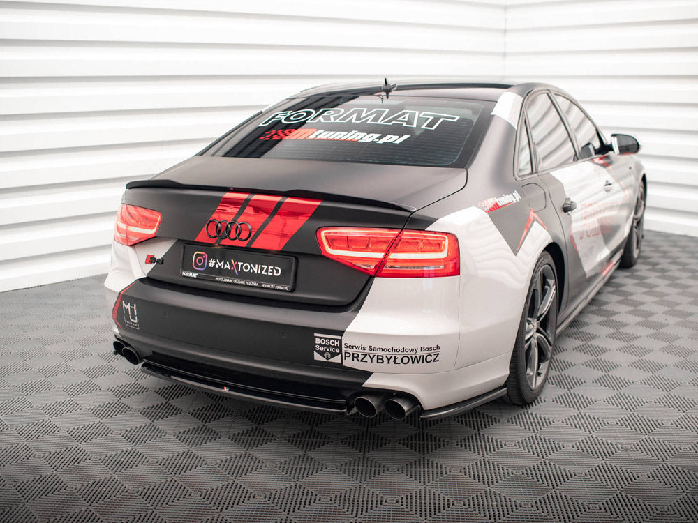 Central Rear Splitter Audi S8 D4 - Wayside Performance 