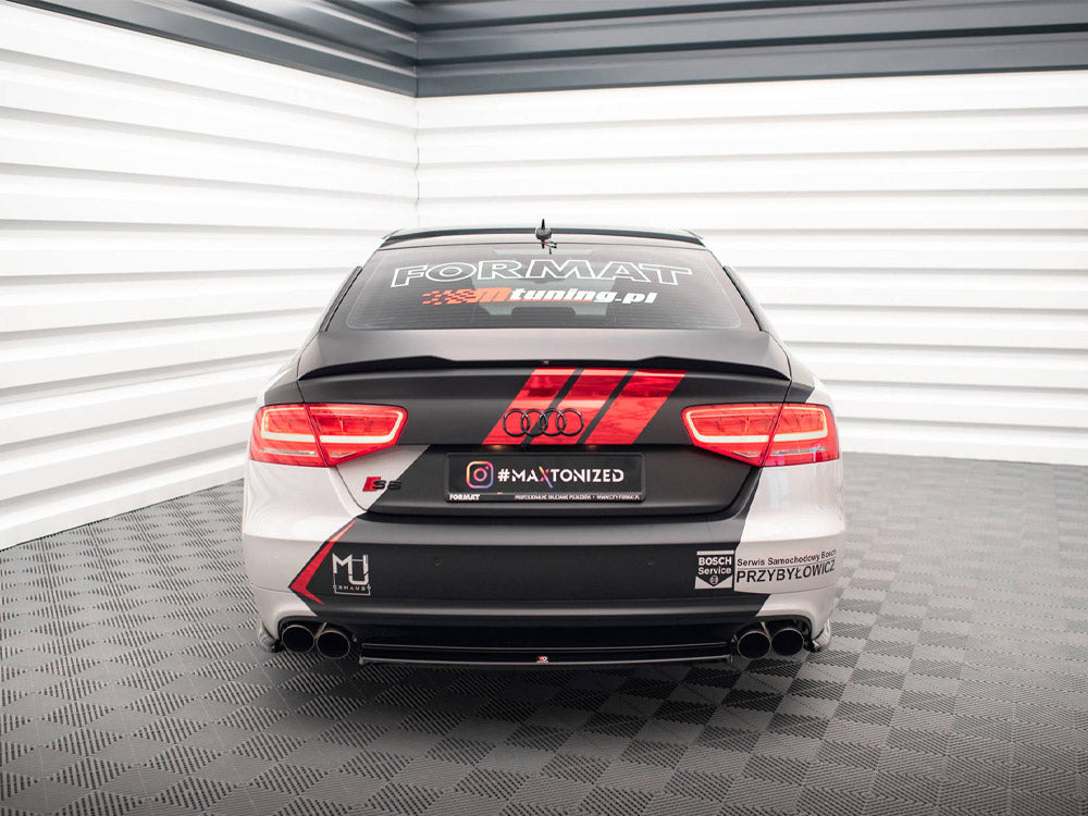 Central Rear Splitter Audi S8 D4 - Wayside Performance 