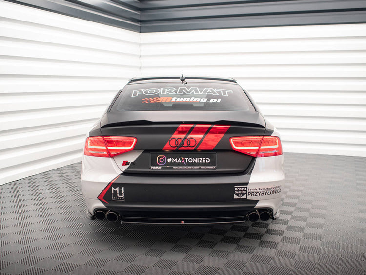 Central Rear Splitter Audi S8 D4 - Wayside Performance 