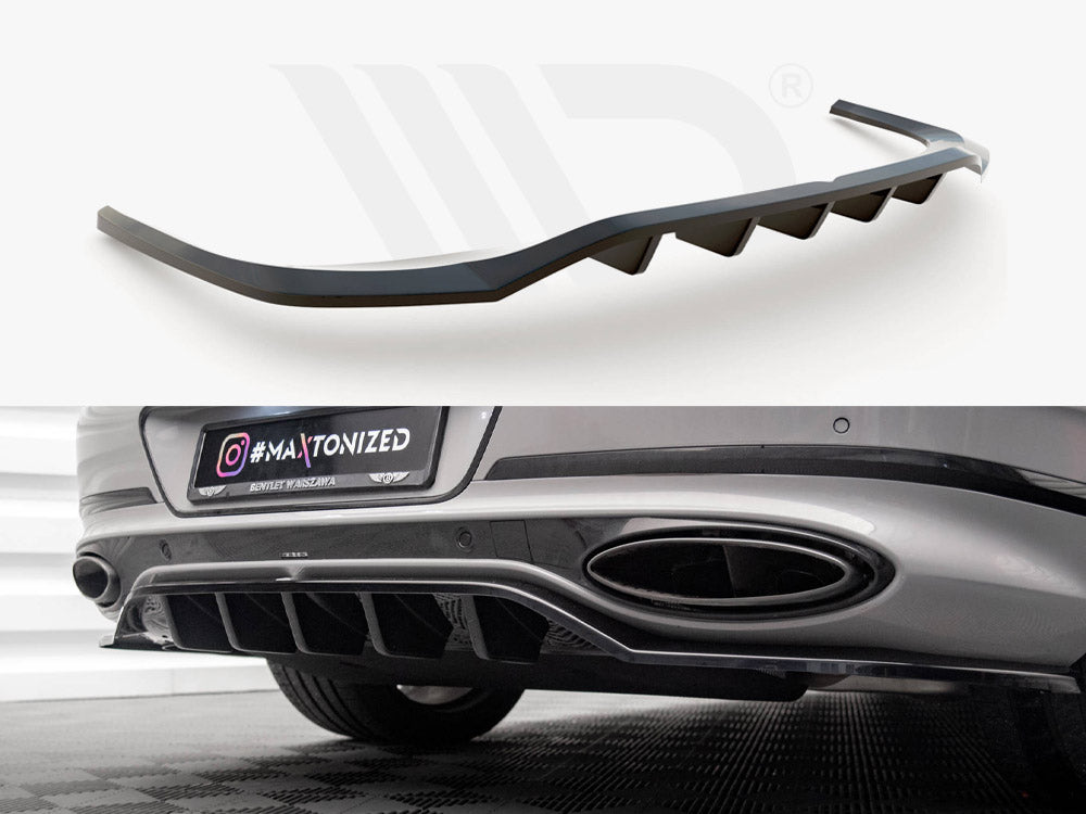 Central Rear Splitter (Vertical Bars) Bentley Continental GT Mk3 - Wayside Performance 
