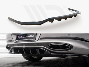 Central Rear Splitter (Vertical Bars) Bentley Continental GT Mk3 - Wayside Performance 