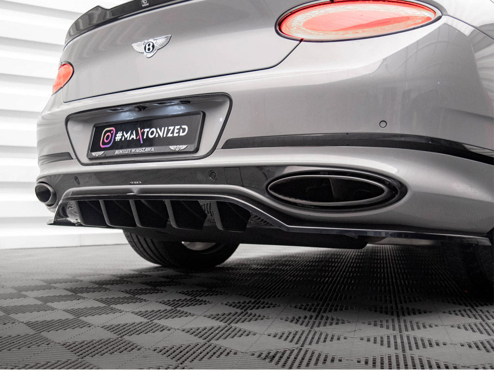 Central Rear Splitter (Vertical Bars) Bentley Continental GT Mk3 - Wayside Performance 