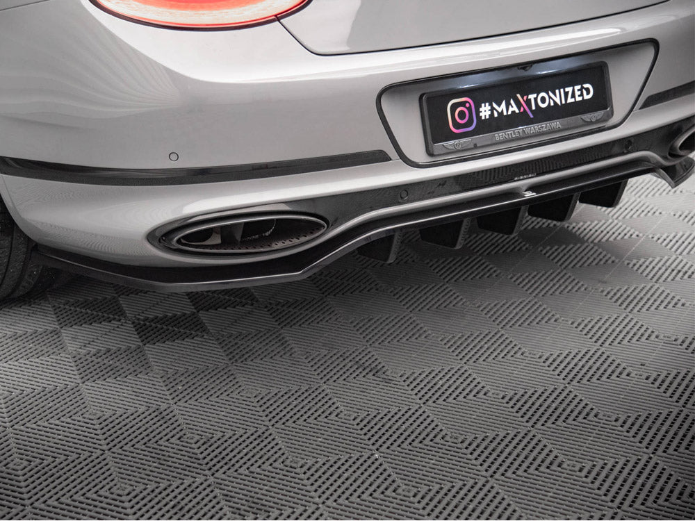 Central Rear Splitter (Vertical Bars) Bentley Continental GT Mk3 - Wayside Performance 
