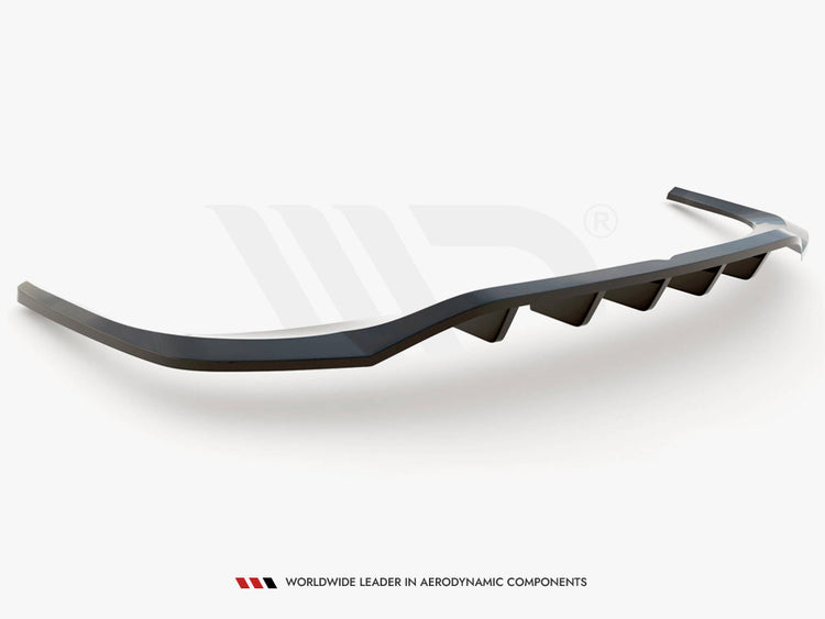 Central Rear Splitter (Vertical Bars) Bentley Continental GT Mk3 - Wayside Performance 