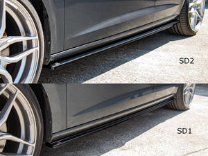 Side Skirts Diffusers V.1 Seat Leon Mk3 Cupra / Fr Facelift - Wayside Performance 