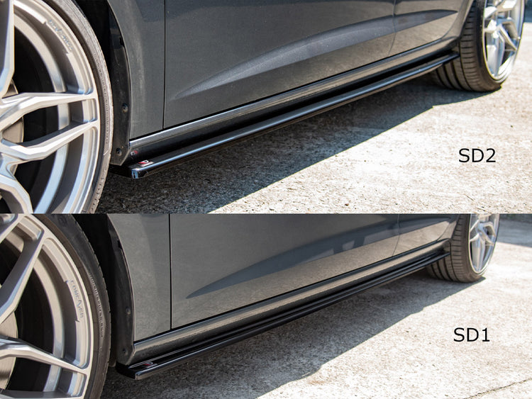 Side Skirts Diffusers V.1 Seat Leon Mk3 Cupra / Fr Facelift - Wayside Performance 