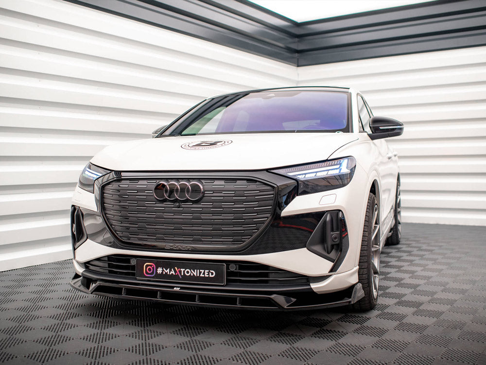 Front Splitter V.2 Audi Q4 e-Tron Sportback Mk1 - Wayside Performance 