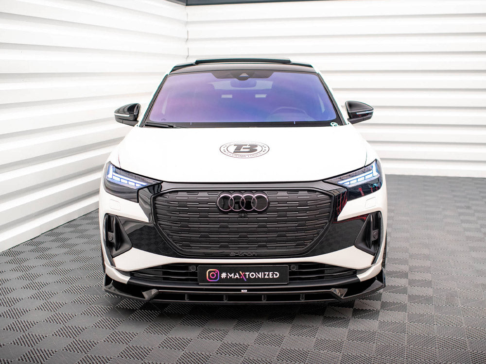 Front Splitter V.2 Audi Q4 e-Tron Sportback Mk1 - Wayside Performance 