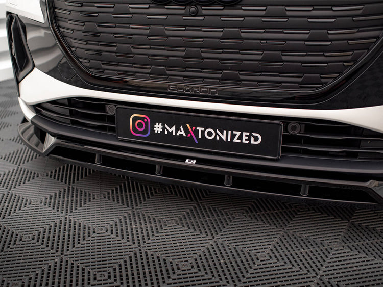 Front Splitter V.2 Audi Q4 e-Tron Sportback Mk1 - Wayside Performance 