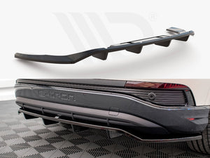 Central Rear Splitter (Vertical Bars) Audi Q4 e-Tron Sportback Mk1 - Wayside Performance 