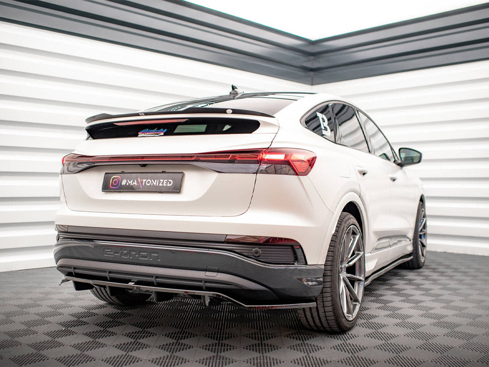 Central Rear Splitter (Vertical Bars) Audi Q4 e-Tron Sportback Mk1 - Wayside Performance 