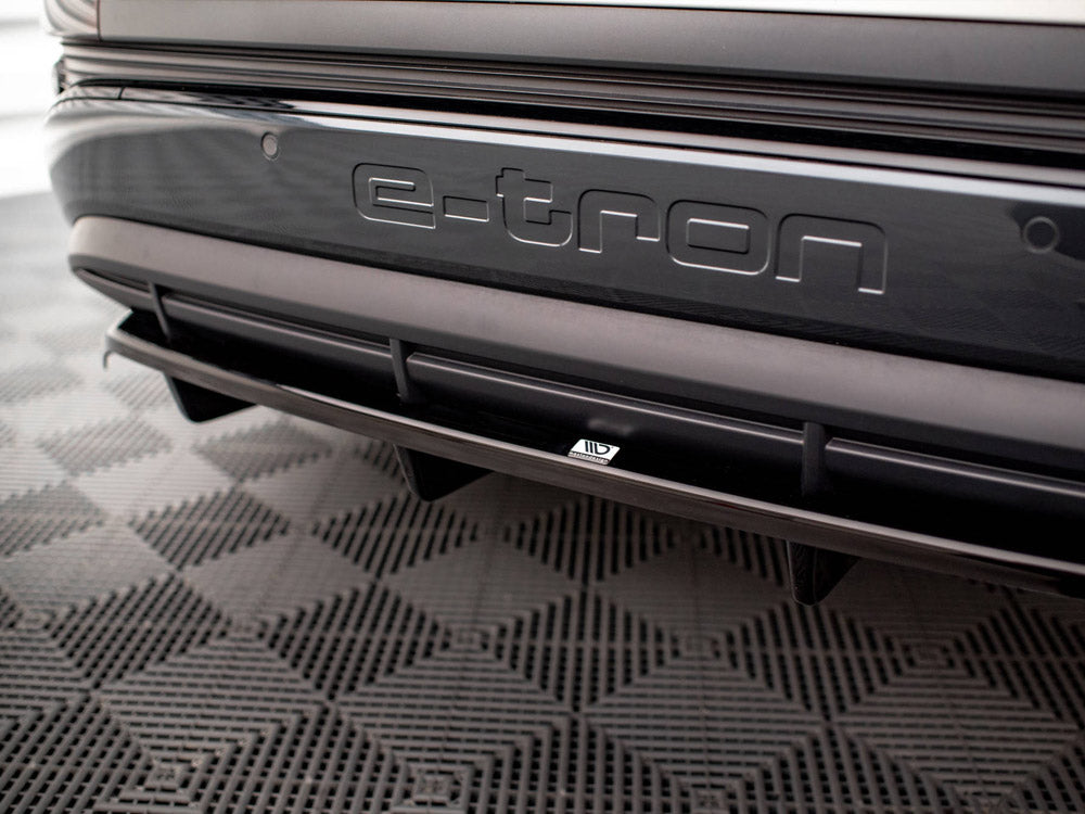 Central Rear Splitter (Vertical Bars) Audi Q4 e-Tron Sportback Mk1 - Wayside Performance 