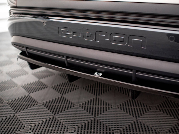 Central Rear Splitter (Vertical Bars) Audi Q4 e-Tron Sportback Mk1 - Wayside Performance 
