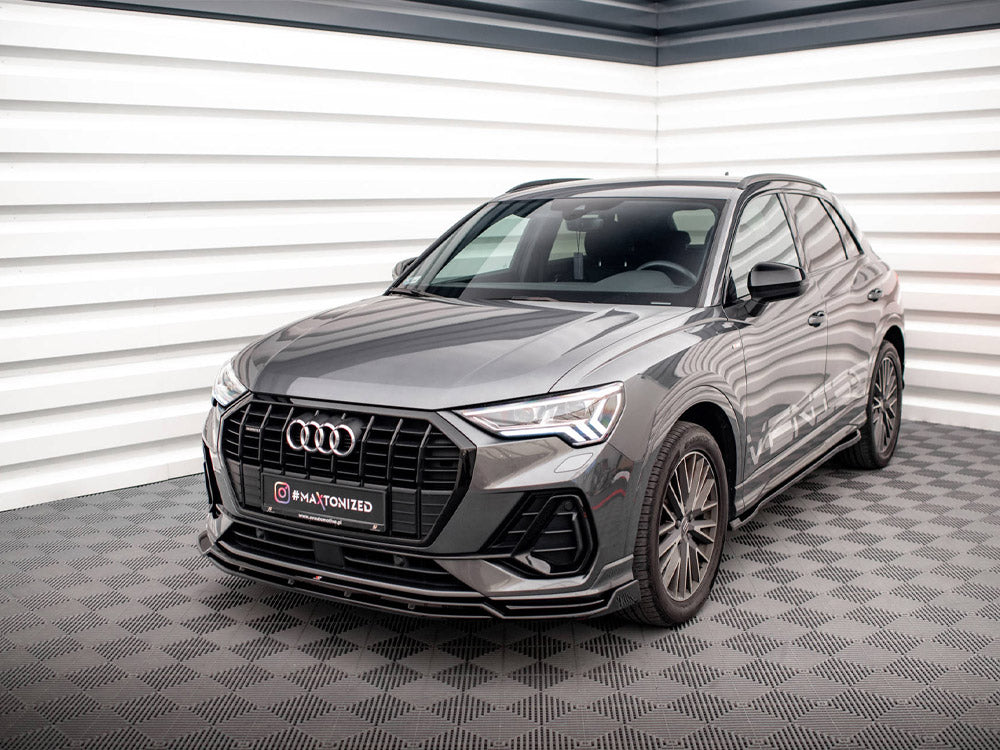 Front Splitter V.2 Audi Q3 S-Line F3 - Wayside Performance 