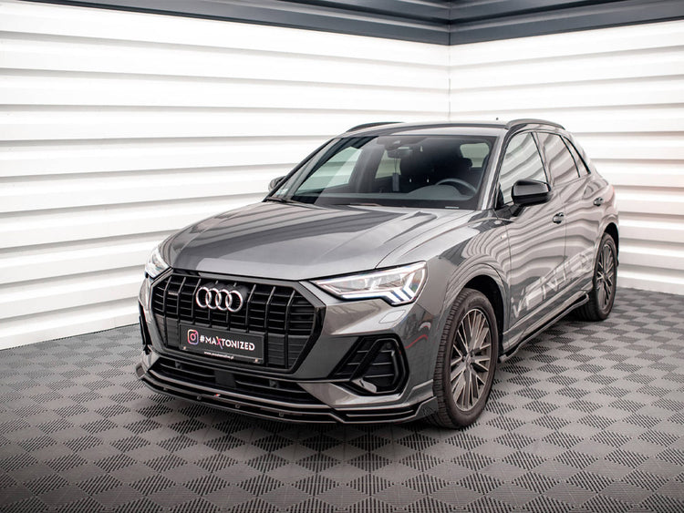 Front Splitter V.2 Audi Q3 S-Line F3 - Wayside Performance 