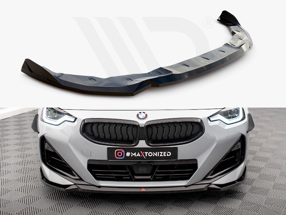 Front Splitter V.1 BMW 2 Coupe M-Pack / M240i G42 - Wayside Performance 