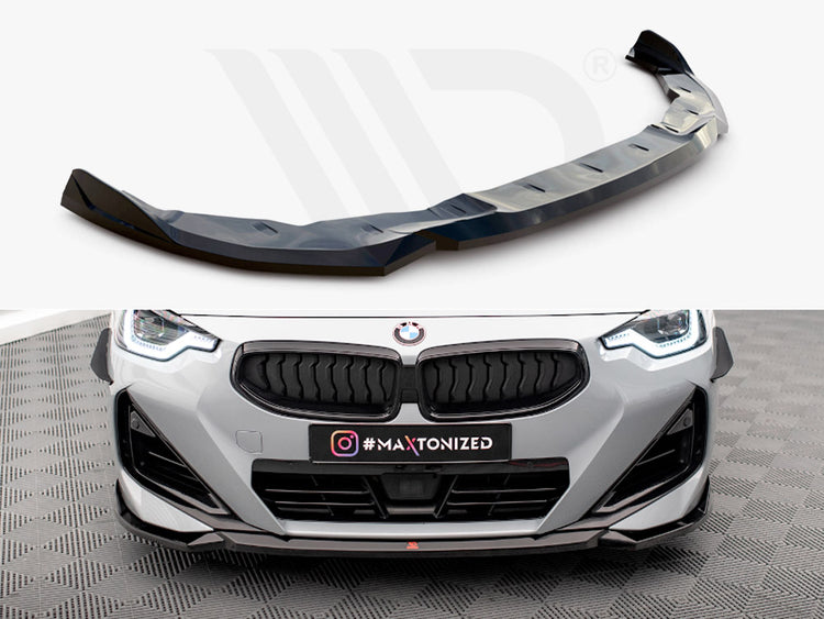 Front Splitter V.1 BMW 2 Coupe M-Pack / M240i G42 - Wayside Performance 