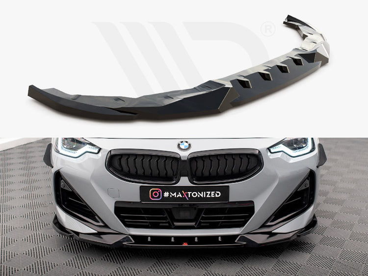 Front Splitter V.2 BMW 2 Coupe M-Pack / M240i G42 - Wayside Performance 